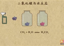 “乐乐课堂”初中化学教学视频素材：《碳和碳的化合物》08二氧化碳的化学性质--与水的反应