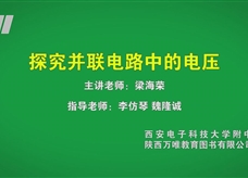中考实验视频：探究并联电路中的电压